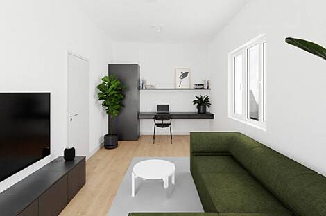 Квартира с тремя комнатами в Бежиграде: 16