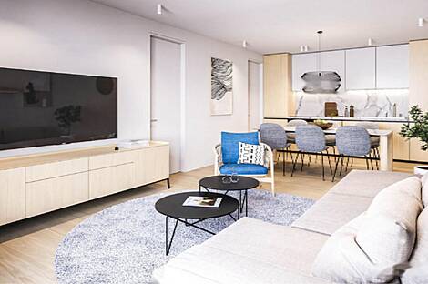 Квартира с тремя комнатами в Козине: 10