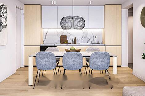 Квартира с тремя комнатами в Козине: 13