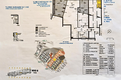 Квартира с двумя комнатами в Копере: 1