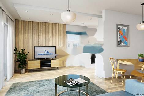 Квартира в Сежане с 3,5 комнатами: 2