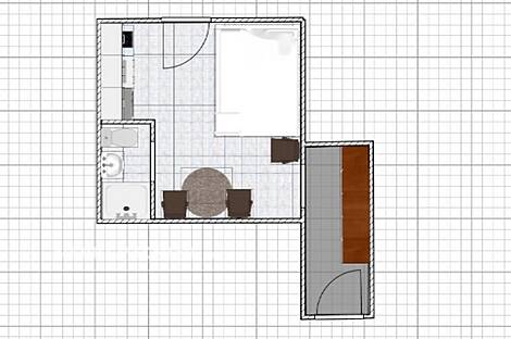 Студийная квартира в центре Копра: 2