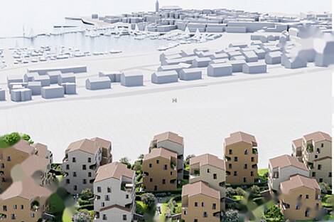 Четырехкомнатная квартира в Изола, резиденция Моменто: 6