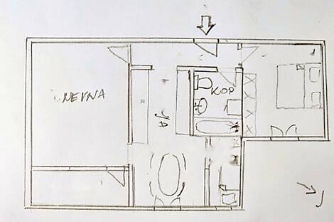 Квартира с двумя комнатами в Копере: 20