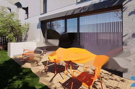 Квартира с террасой, новая, в Любляне, район Шишка, Объект 1.: 11