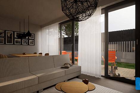 Квартира с террасой, новая, в Любляне, район Шишка, Объект 1.: 12