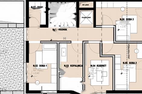 Квартира с террасой в Долгом Мосту: 5
