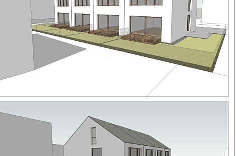 Здание с террасой в районе Трново: 1