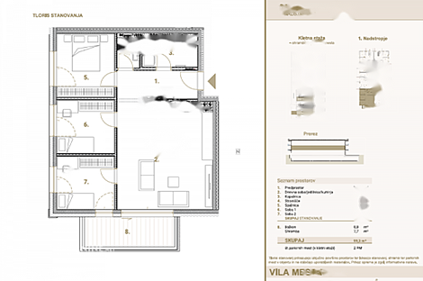 Четырехкомнатная квартира в Трново.: 3