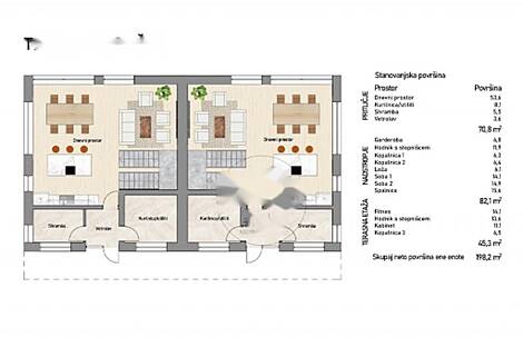Новый Дравле дом с террасой: 7