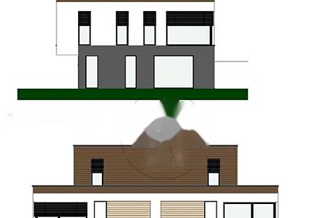 Новый Дравле дом с террасой: 12