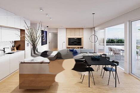 Четырехкомнатная квартира в Юрцковом поселении.: 11