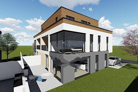 Новый двусемейный дом в районе Дравле Объект Б: 6