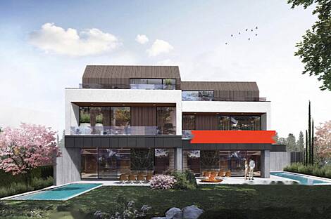 Двухквартирный дом в Любляне, район Вич.: 1