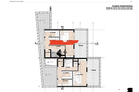 Двухквартирный дом в Любляне, район Вич.: 2