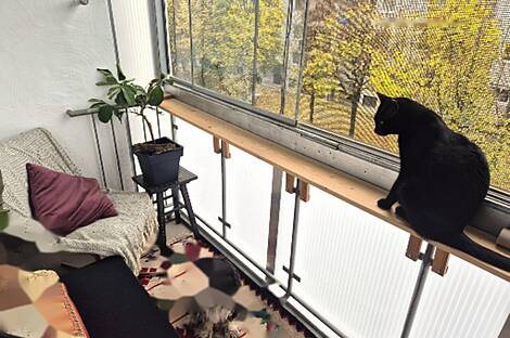 Квартира с одной комнатой Вич: 6