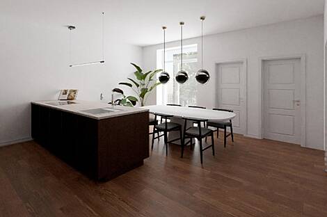 Многокомнатная квартира в центре: 4