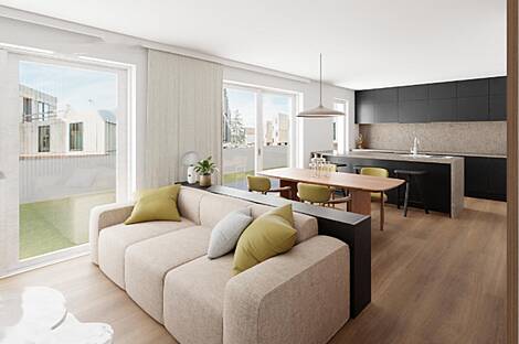 Жилище с террасой в Любляне, район Шишка: 1