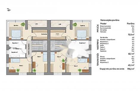 Новый Дравлье: дом дуплекс: 8