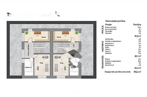 Новый Дравлье: дом дуплекс: 9