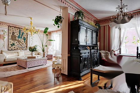 Четырехкомнатная квартира в центре Любляны.: 1