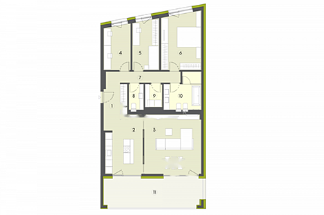 Четырёхкомнатная квартира на Новой Топничской: 3