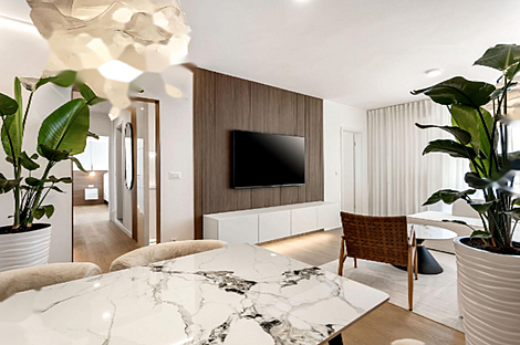 Трёхкомнатное жильё в районе Дравль: 1