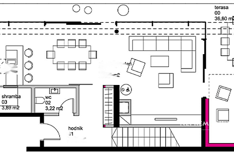 Четырехкомнатная квартира в Любляне, район Шишка: 8