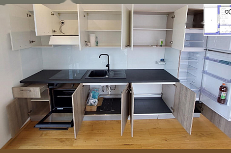 Двухкомнатная квартира с дополнительным помещением в районе Ново БТЦ.: 13