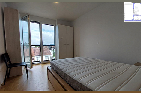 Двухкомнатная квартира с дополнительным помещением в районе Ново БТЦ.: 15