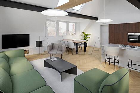 Четырёхкомнатная квартира в центре Любляны: 14