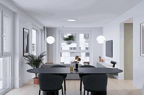 Квартира с двумя комнатами в районе Бежиград: 3