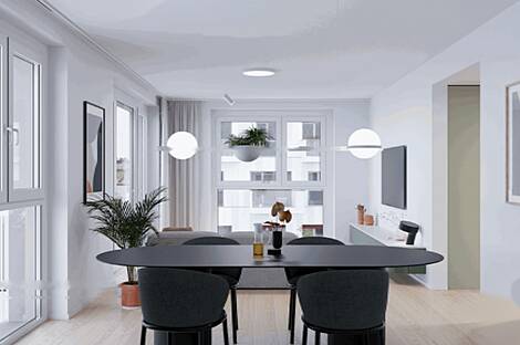 Трехкомнатная квартира в районе Бежиграда: 3