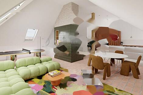 Квартира с пятью комнатами в центре города: 3