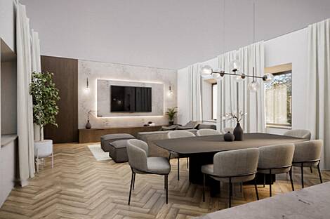 Четырехкомнатная квартира в центральной части города: 4