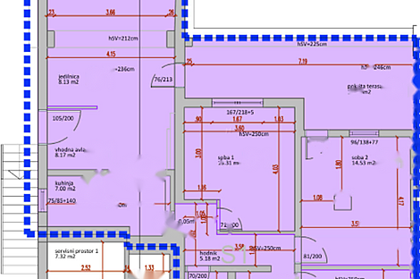 Анкаран: квартира с тремя комнатами: 20