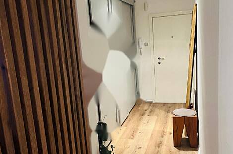 Трёхкомнатная квартира с балконом: 6