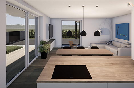 Дом в Новом Медно с террасой: 9