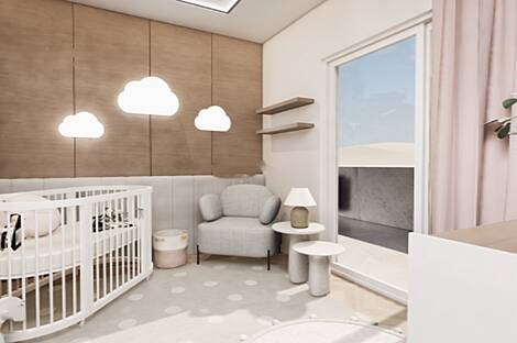 Трехкомнатная квартира в новом доме в Сече: 9