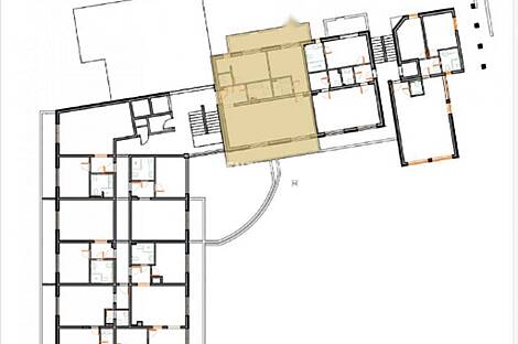 Трехкомнатная квартира в новом доме в Сече: 13