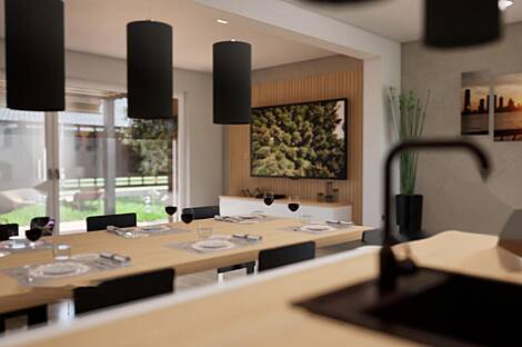 Дом с террасой в Елше, Ракове: 3