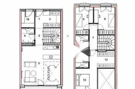 Четырехкомнатная квартира в районе Бежиград: 15