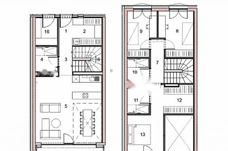 Квартира с четырьмя комнатами в районе Бежиград.: 15