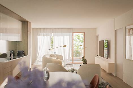 Трехкомнатная квартира в районе Новый Любляна, Бежиград.: 5