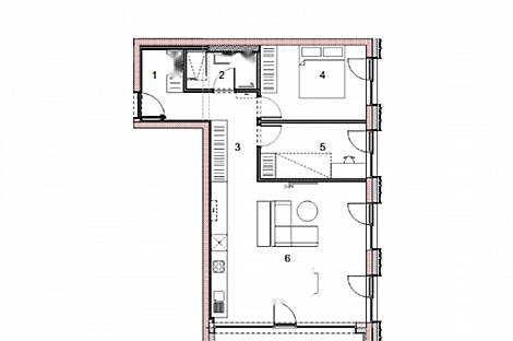 Квартира в Бележиграде на три комнаты: 10