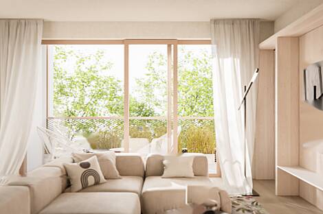 Квартира с двумя комнатами в районе Бежиград: 3