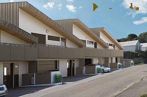 Современный дом с террасой в Новом Брдо К7: 1