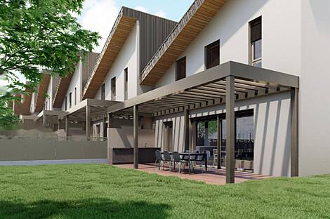 Современный дом с террасой в Новом Брдо К7: 2