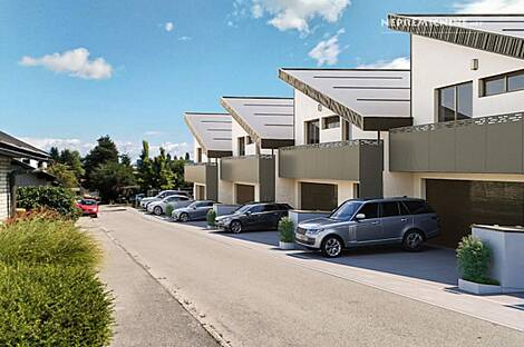 Современный дом с террасой в Новом Брдо К7: 7