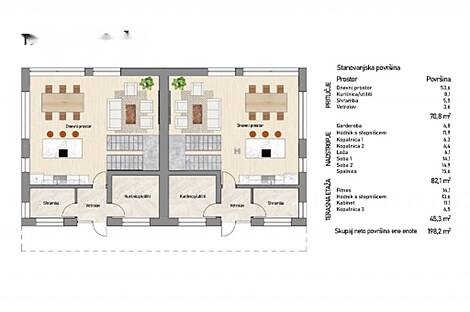 Дом на две квартиры в Новом Дравле: 5